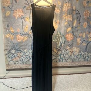 Eileen Fisher Black Maxi Tank Dress - Size M